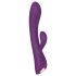 Love to Love Bunny & Clyde - akkubetriebener, pulsierender Vibrator mit Klitorisarm (Lila) 