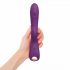 Love to Love Bunny & Clyde - akkubetriebener, pulsierender Vibrator mit Klitorisarm (Lila) 