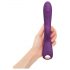 Love to Love Bunny & Clyde - akkubetriebener, pulsierender Vibrator mit Klitorisarm (Lila) 