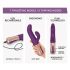 Love to Love Sassy Bunny - wiederaufladbarer, stoßender Pulsator-Vibrator (lila)