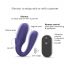 Love to Love Match up - Wiederaufladbarer, kabelloser Paarvibrator (Lila)