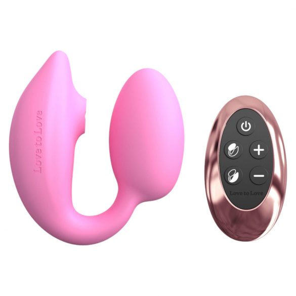 Love to Love Wonderlover - Klitoris und G-Punkt Vibrator (rosa) 