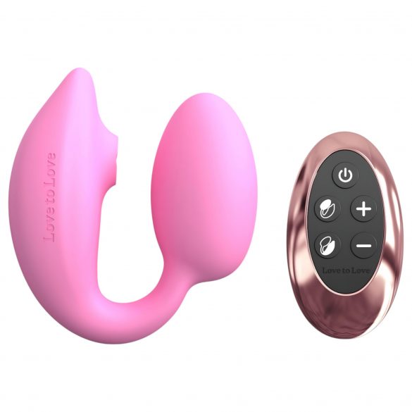 Love to Love Wonderlover - Klitoris und G-Punkt Vibrator (rosa) 