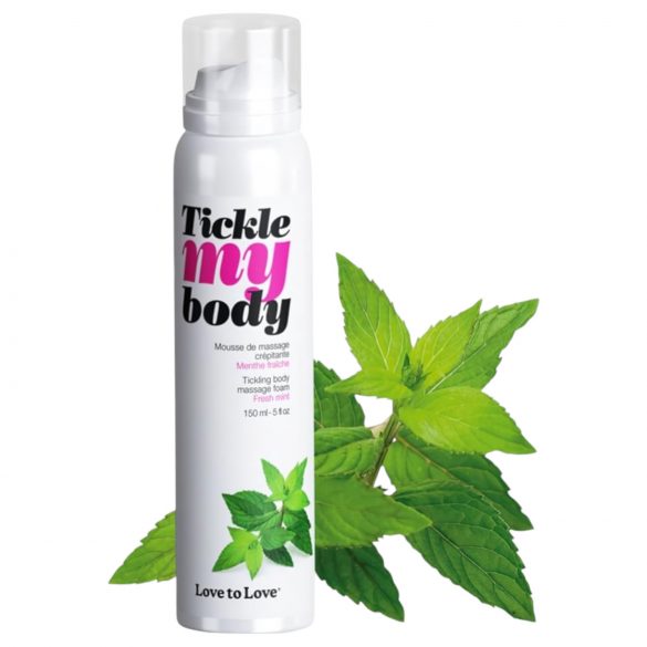 Tickle my body - Massage Schaum - Minze (150ml)