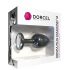 Dorcel Geisha Plug Diamond M - Analplug mit weißem Stein (schwarz)