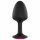 Dorcel Geisha Plug Ruby M - Analplug mit rosa Stein (schwarz)