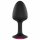 Dorcel Geisha Plug Ruby L - Analplug mit rosafarbenem Stein (schwarz)