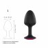 Dorcel Geisha Plug Ruby L - Anal dildo mit rosa Stein (schwarz) 