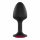 Dorcel Geisha Plug Ruby XL - Rosa Stein Anal Dildo (Schwarz) 