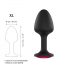 Dorcel Geisha Plug Ruby XL – Analplug mit rosa Stein (schwarz)