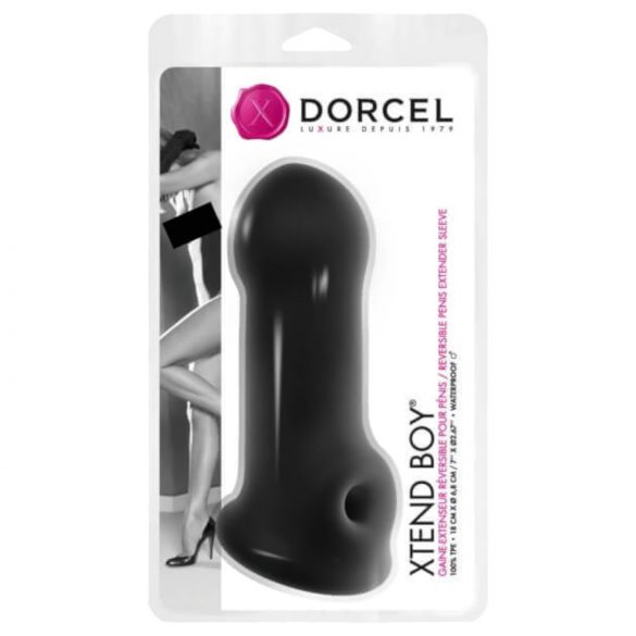 Dorcel Xtend Boy - Silikon Penis-Mantel (Schwarz)