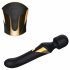 Dorcel Dual Orgasms Gold - Akku, 2in1 Massage-Vibrator (Schwarz) 