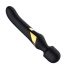 Dorcel Dual Orgasms Gold - Akku, 2in1 Massage-Vibrator (Schwarz) 