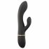 Dorcel Glam Rabbit - wiederaufladbarer Vibrator mit Klitorisarm (schwarz) 