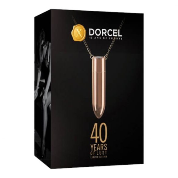 Dorcel - Akkubetriebene, wasserdichte Halskette-Vibrator (Roségold) 