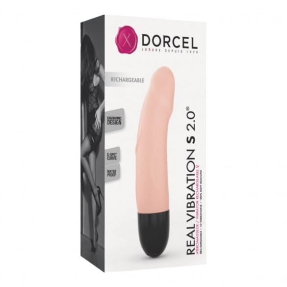 Dorcel Real Vibration S 2.0 - Akkubetriebener Vibrator (natur) 