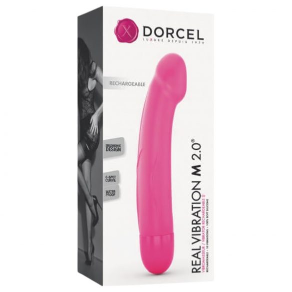 Dorcel Real Vibration M 2.0 - Akku-Vibrator (Pink)