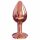 Dorcel Diamond Plug S - Aluminium Analdildo - klein (Roségold) 