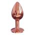 Dorcel Diamond Plug S - Aluminium Analdildo - klein (Roségold) 