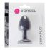 Dorcel Geisha Plug M - kugeliger Anal-Dildo (schwarz) 