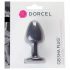 Dorcel Geisha Plug M - kugeliger Anal-Dildo (schwarz) 