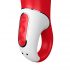 Satisfyer Power Flower - aufladbarer, wasserdichter Vibrator (rot) 