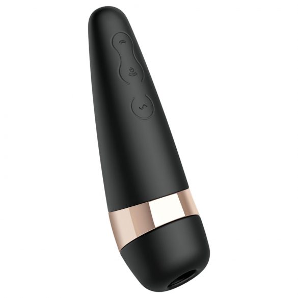 Satisfyer Pro 3+ - wasserdichter, wiederaufladbarer Klitorisstimulator-Vibrator (schwarz)