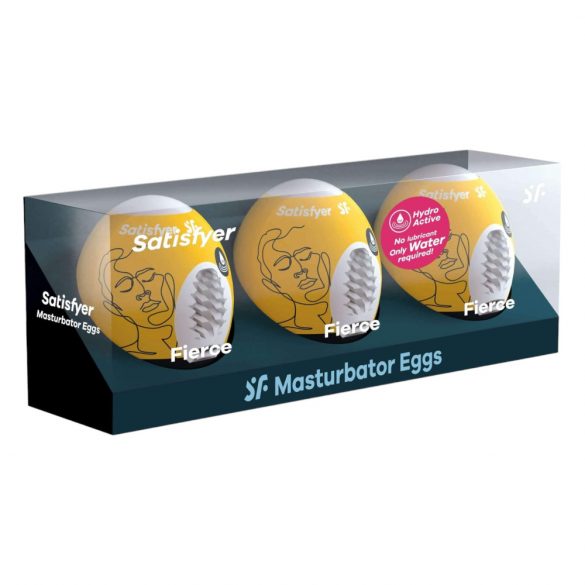 Satisfyer Egg Fierce - Masturbationseierset (3 Stück) 