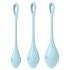 Satisfyer Yoni Power 2 - Blaue Geishakugeln (3-teiliges Set)