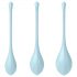 Satisfyer Yoni Power 2 - Liebeskugel Set - Blau (3 Teile) 