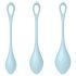 Satisfyer Yoni Power 2 - Blaue Geishakugeln (3-teiliges Set)