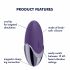 Satisfyer Purple Pleasure - wiederaufladbarer Klitorisvibrator (lila) 