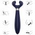 Satisfyer Endless Fun - wiederaufladbarer, wasserdichter Paarvibrator (blau) 