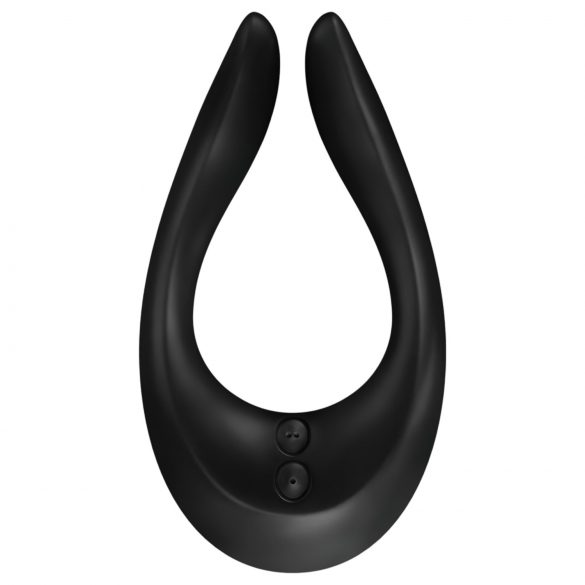 Satisfyer Endless Joy - wiederaufladbarer, wasserdichter Paarvibrator (schwarz)