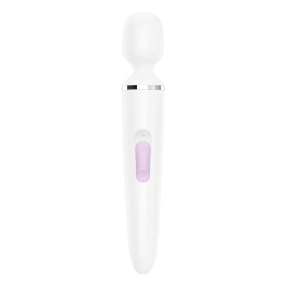 Satisfyer Wand-er Woman - aufladbarer, wasserdichter Massagevibrator (Weiß) 