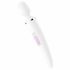 Satisfyer Wand-er Woman - aufladbarer, wasserdichter Massagevibrator (Weiß) 