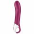 Satisfyer Big Heat - wiederaufladbarer, erwärmender G-Punkt Vibrator (rot) 