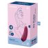 Satisfyer Curvy 1+ - intelligenter Druckwellen-Klitorisstimulator (rot)