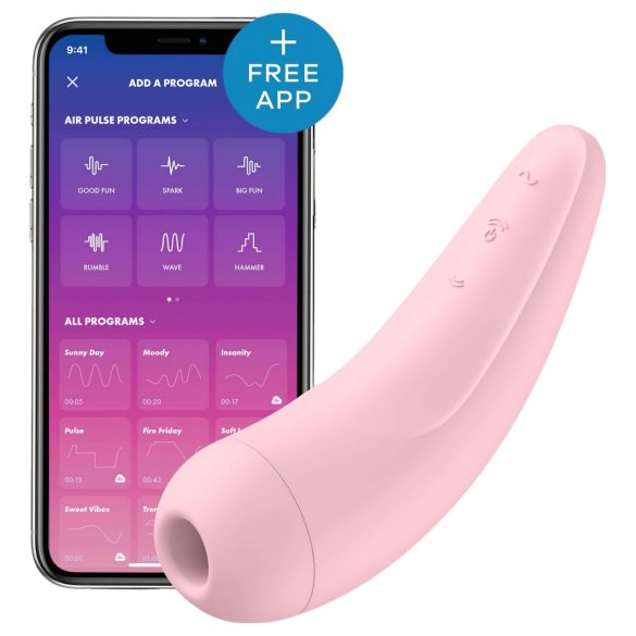 Satisfyer Curvy 2+ - Intelligenter Klitoris-Stimulator (Rosa)