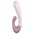 Satisfyer Heat Wave - intelligenter, beheizbarer Vibrator mit Arm (beige) 