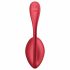 Satisfyer Shiny Petal - Funkferngesteuertes Vibro-Ei (Rot)