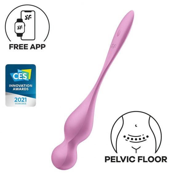 Satisfyer Love Birds 1 - intelligente, vibrierende Liebeskugeln (pink)