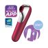 Satisfyer Dual Love - Intelligenter Vagina- und Klitoris-Vibrator (Rot)