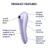 Satisfyer Dual Pleasure - intelligenter 2-in-1 Luftdruck-Vibrator (lila)