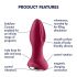 Satisfyer Rotator Plug 2 - Akkubetriebener, perldrehender Analvibrator (Fusion) 