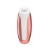 Satisfyer Love Breeze - akkubetriebener, wasserdichter Klitoral Vibrator (Pfirsich) 