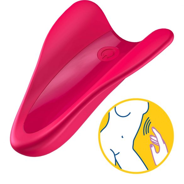 Satisfyer High Fly - wiederaufladbarer, wasserdichter Klitorisvibrator (magenta) 