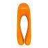 Satisfyer Candy Cane - Akku-betrieben, wasserdichter Doppel-Vibrator (Orange) 