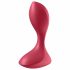 Satisfyer Backdoor Liebhaber - wiederaufladbarer, wasserfester Analvibrator (rot) 