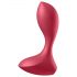 Satisfyer Backdoor Lover - wiederaufladbarer, wasserdichter Analvibrator (rot)